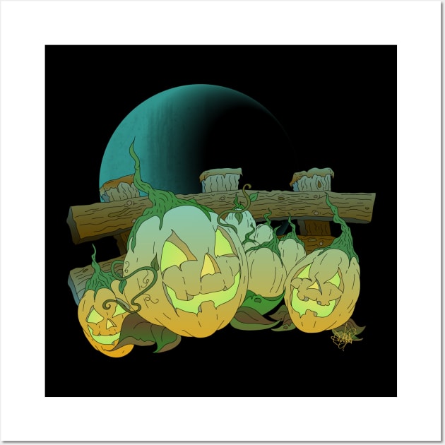 Pumpkin Patch Wall Art by schockgraphics